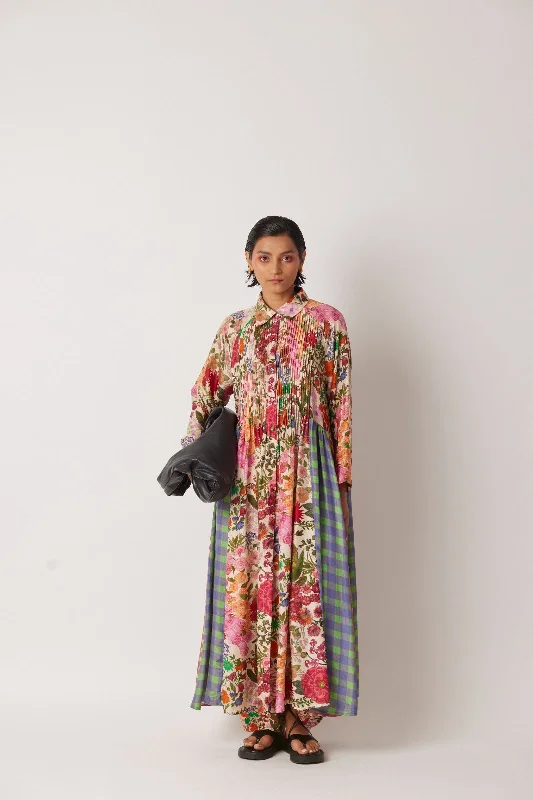 Maxi Women Dress with Floral Print for a Bohemian Vibe Maxi Women Dress with Floral Print for a Bohemian Vibe IMFY DRESS
