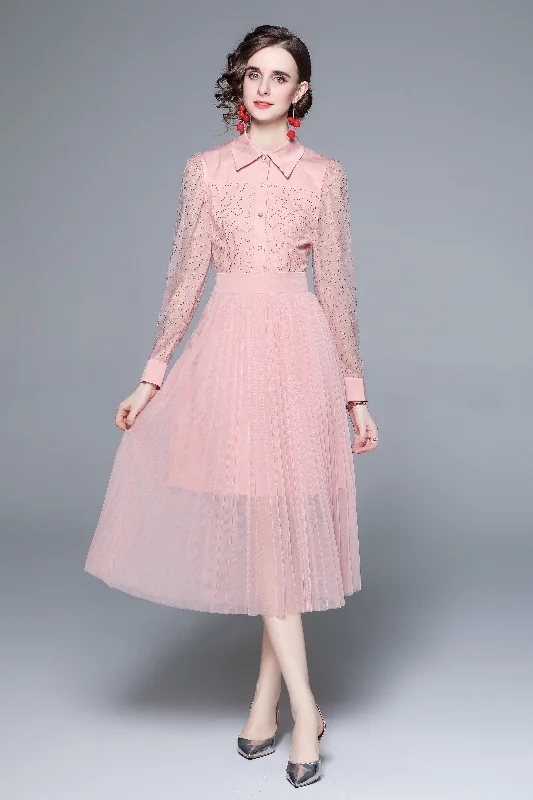 Mini Women Dress with a Short Hem for a Young and Trendy Style Mini Women Dress with a Short Hem for a Young and Trendy Style Pink Cocktail A-line Shirt Colar Long Sleeve Pleated Midi Dress Mini Women Dress with a Short Hem for a Young and Trendy Style Mini Women Dress with a Short Hem for a Young and Trendy Style Pink Cocktail A-line Shirt Colar Long Sleeve Pleated Midi Dress