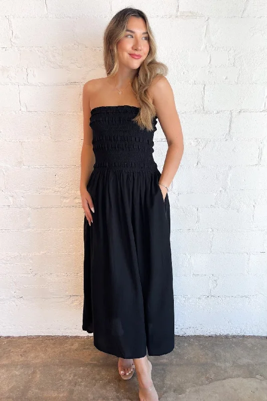 Leather maxi dresses for an edgy and bold appearanceBlushing Rose Maxi Dress